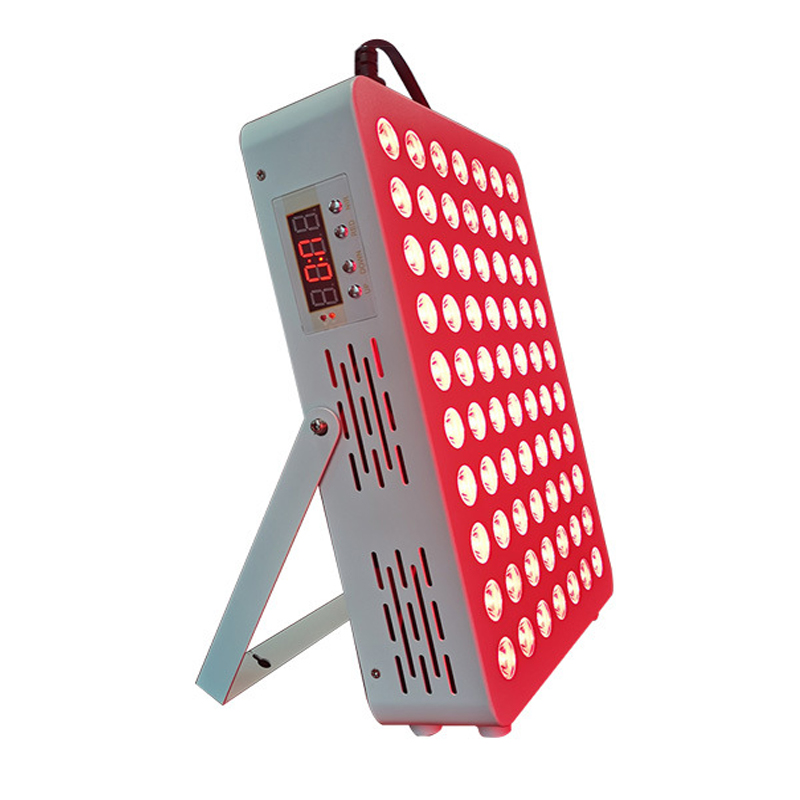 Urządzenie do terapii czerwonej światła, 660nm czerwone światło i 850nm w podczerwieni LED terapia światła LED, z timerem i pilotem, urządzeniem do odciążania bólu stawów i mięśni, leczenie światła LED skóry twarzy w podczerwieni